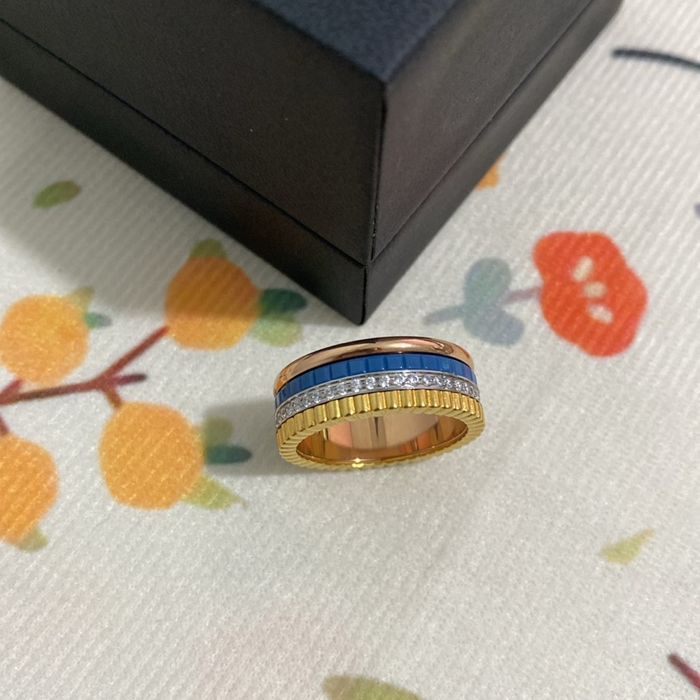 Boucheron Quatre Blue Edition Small Ring - Picture 2 of 5